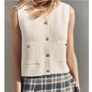 Knitted vest top Zara